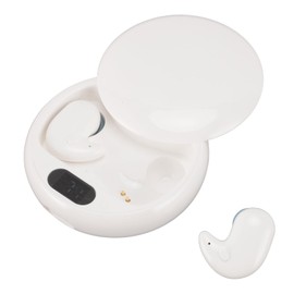 Voice Translator Earphones in Real Time, Two-Way Translator Device with App for 144 Languages, Voice Translator for Travel, Learning, Business (White)