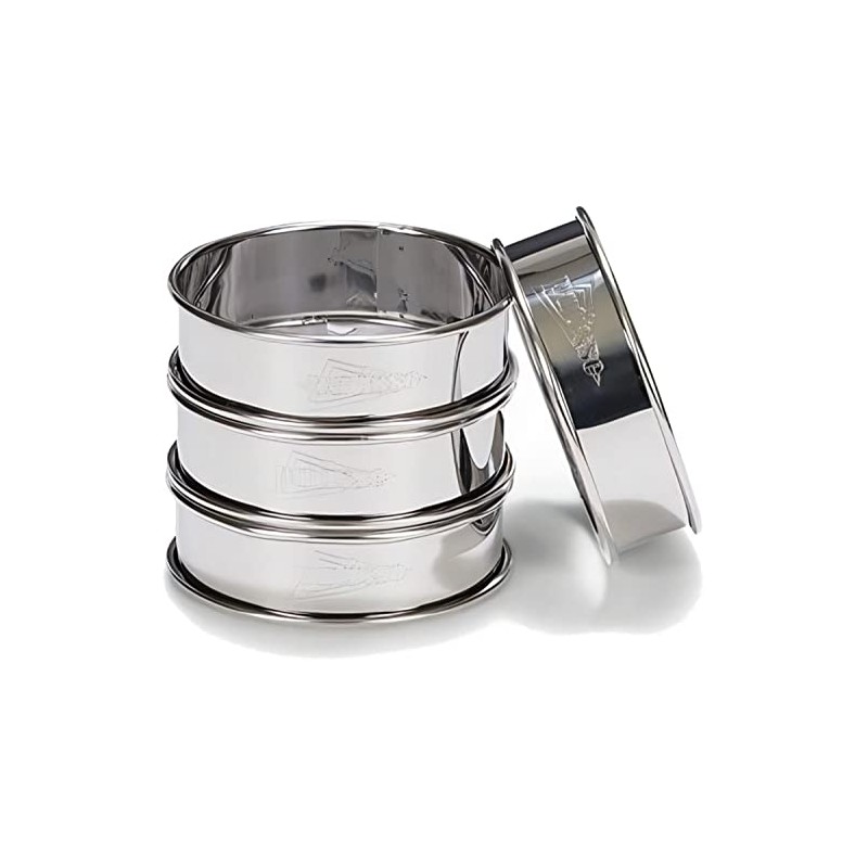 Patisse 2141 Set of 4 Stainless Steel Tartlet Cutters with