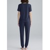 Latuza - Conjunto de pijama pequeño de viscosa para mujer,