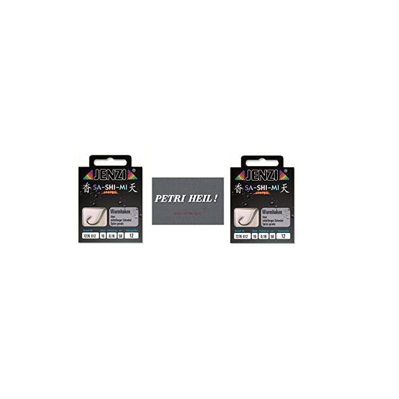 Set # 2 Packs (20 Pieces) Worm Hooks by Jenzi