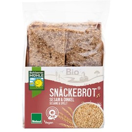 Bohlsener Mühle Organic Snack Bread Sesame & Spelt (2 x 200 g)