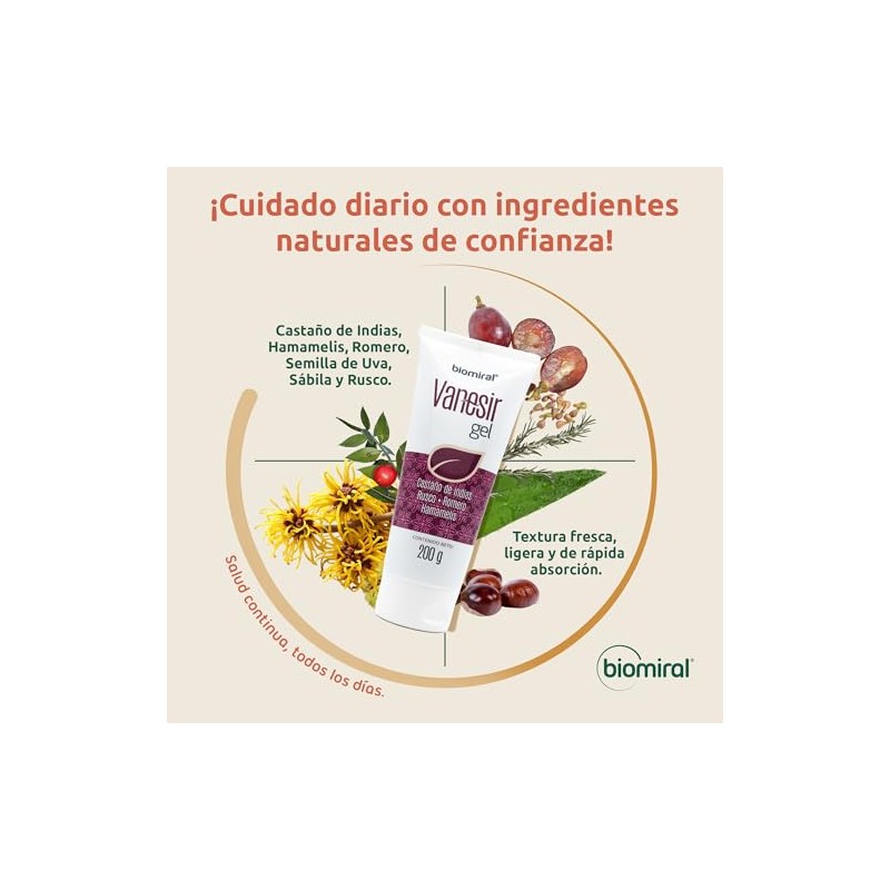 Gel Vanesir 200 gr. No Graso. Adulto. Biomiral