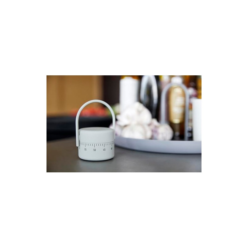 Design Kitchen Alarm Clock Zone Denmark Metal with Handle Beige