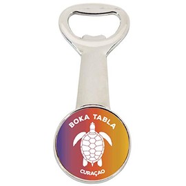Boka Tabla Curaçao Turtle Design Souvenir Magnetic Bottle Opener