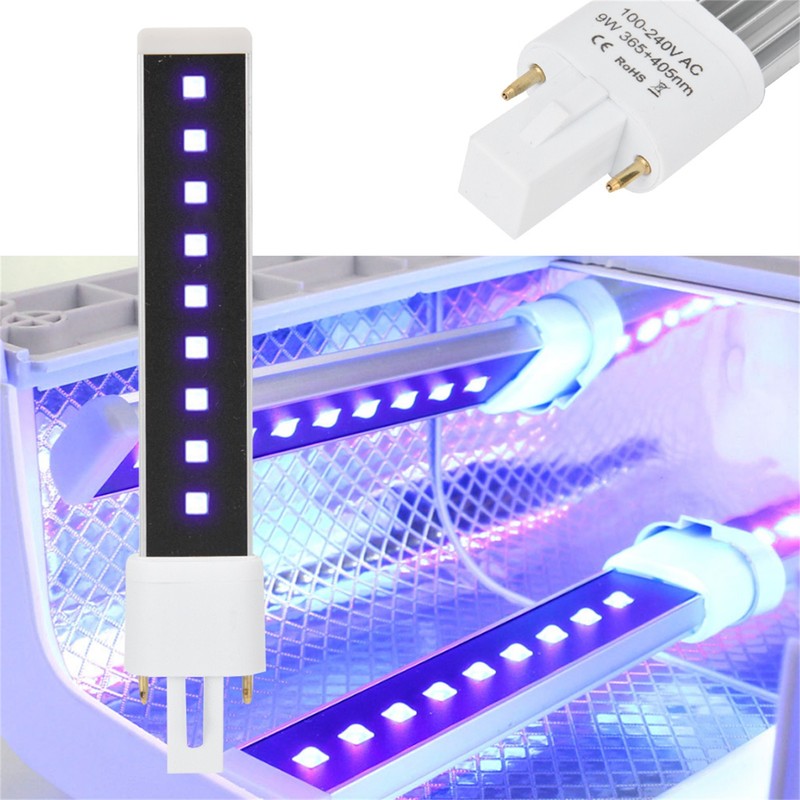 365+405nm Double Light Source 9W Nail Gel Curing Dryer Light