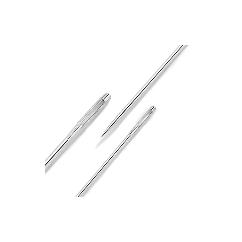 Prym Assorted Crewel Sewing Needles, Gold Eye, pack of 16