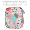 Storage Bag Waterproof Oxford Cloth Pink Lily Portable Household Daily