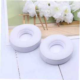 OSALADI 4pcs Replacement Ear Pads for Wireless Headphones Compatible Headsets Comfortable Sponge Cushions White for Enhanced Sound Isolation and Longer Use