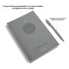Agenda Diaria De Espiral Con Bolígrafo 2026 Personalizada Portada Rosa