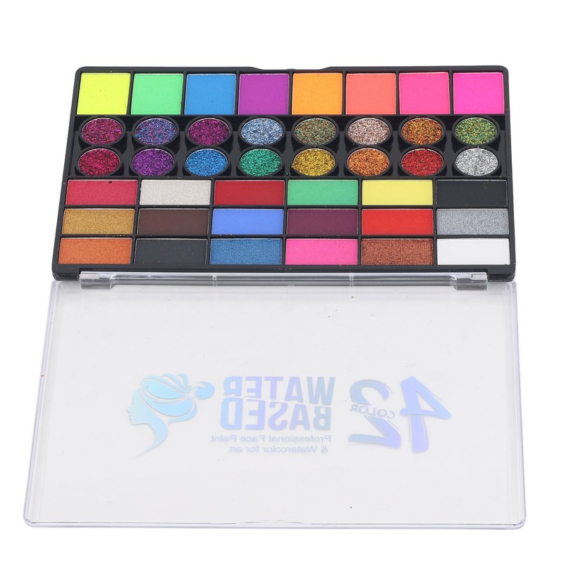 42 Colors Face Painting Kit for Kids Adults Matte Pearl