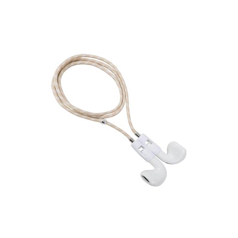 Tapper Nylon Strap for AirPods & AirPods Pro (Beige/925 Silver)