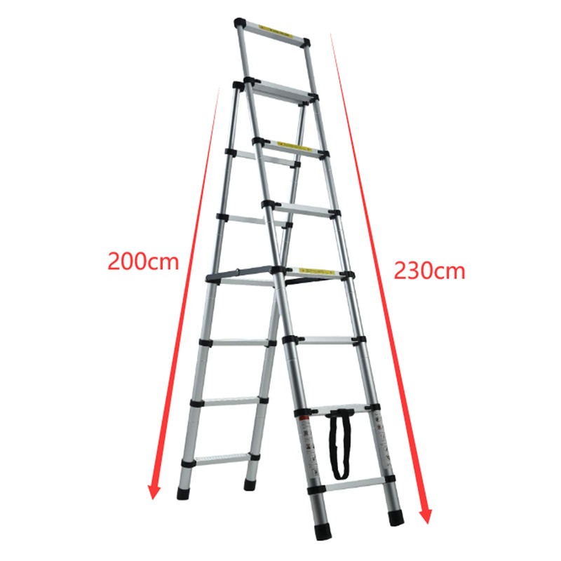 New Aluminum Alloy Telescopic Ladder Herringbone Ladder Project A-Frame Ladder
