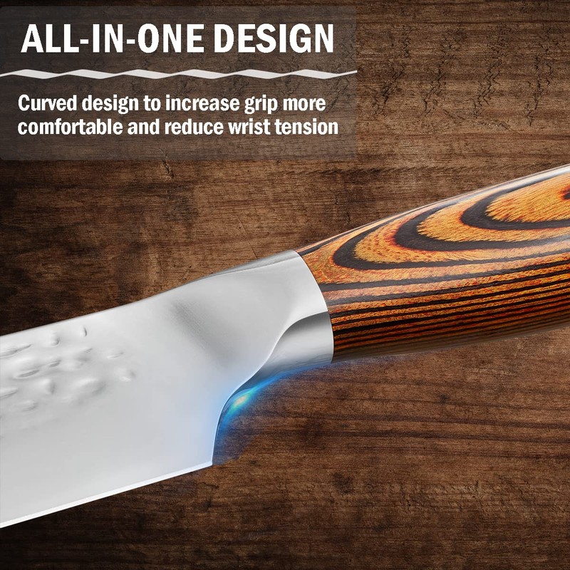 Chef Knife, Super Sharp 7.5 inch Professional Chef's Knife with
