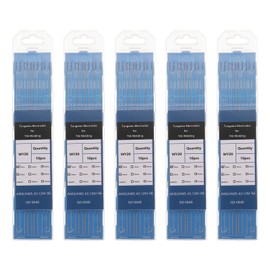 HARFINGTON 50pcs TIG Welding Tungsten Electrodes 0.04" x 7" 1.8-2.2% Yttrium Tungsten for Stainless Steel Welding Aluminum Magnesium Alloy Welding, Dark Blue WY