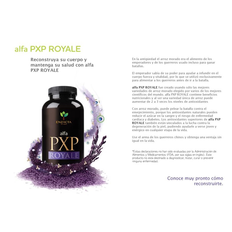 Membresía Enzacta Incluye Alfa PXP Royale 30 tomas