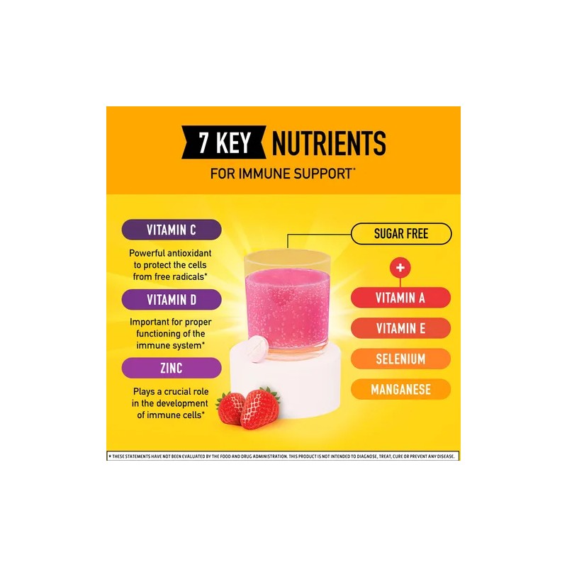 Airborne Vitamina C 1000mg Con Zinc Y Vitamina D 30