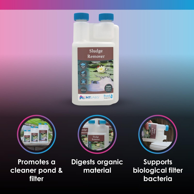 NT Labs Pond Sludgeclear, Pond Sludge Remover, Digests Organic Material