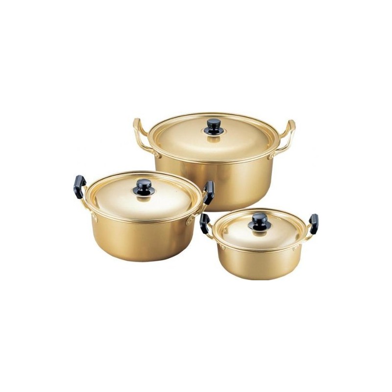 Akao Aluminum AZT04024 Utility Pot, 9.4 inches (24 cm), Aluminum