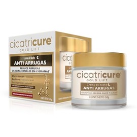 Cicatricure Crema Gold Lift Noche  Resultados en 6 Semanas, Antiarrugas con Pptidos y Oro, Reafirma y Redefine el Contorno Facial, con Calcio y...    