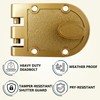 NU-SET 2120-3 Jimmy Proof Style Inter Locking Deadbolt Lock with