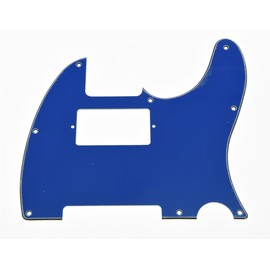 KAISH 8 Hole Tele Style Humbucker Pickguard Guitar Pick Guard for Telecaster/Tele Blue 3 Ply
