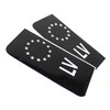 2 x Number Plate EU Field Sticker Film, Black, Car,