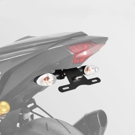 LEDISHUN Motorcycle Tidy Tail Fender Eliminator License Plate Bracket Holder with LED Light Fit For Yamaha YZF R3 MT-03 OEM Turn Signal Light