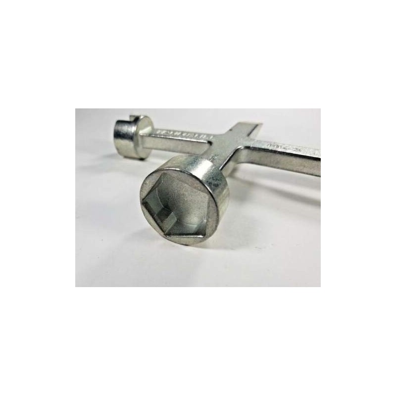 Trumbull HK-3 Meter Box Key/Curb Key/Wrench, Std, Large Pentagon Nuts