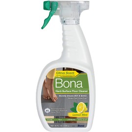 Bona Hard-Surface Floor Cleaner, 36oz Spray, Lemon Mint Scent, 36 Fl Oz
