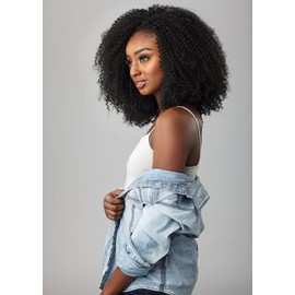 Sensationnel Curls Kinks & CO KINKY 4B-4C Instant Weave Half Wig - IW GAME CHANGER (1B [Off Black])