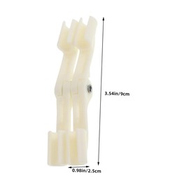 Outanaya 2pcs Mosquito Net Holder Fixing Net Stabilizer Net Fixing Clip Portable Net Retainer Bed Netting Fixing Retainer Net Fixator Net Fixing Clamps Retainer for Bed Net Plastic Beige