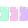 Pack of 3 A4 Pastel Ring Binders 40mm - Two