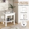 FLYJOE Shower Bench for Shaving Legs, Waterproof HDPE Chair Seat
