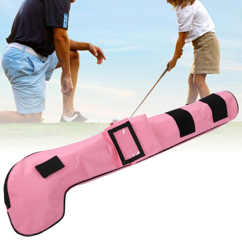 Nylon Portable Waterproof Children Soft Foldable Golf Club Bag for