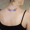 Dopetattoo 6 Pcs Temporary Tattoo Women Angel Party Favors Wing