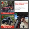 Sulythw NO Block Sunvisor Front & Rear Jeep Grab Handles,
