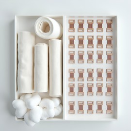 20Pcs Brown Elastic Bandage Clips Adhesive Bandages Bandage Wrap Clips Stretch Metal Clips, Replaceable Wrap Clips for Various Types Bandages and Bandaging Supplies