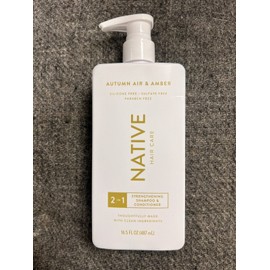 Native 3 New Bottles Of Native Autumn Air And Amber 2 N 1 Shampoo And Conditioner