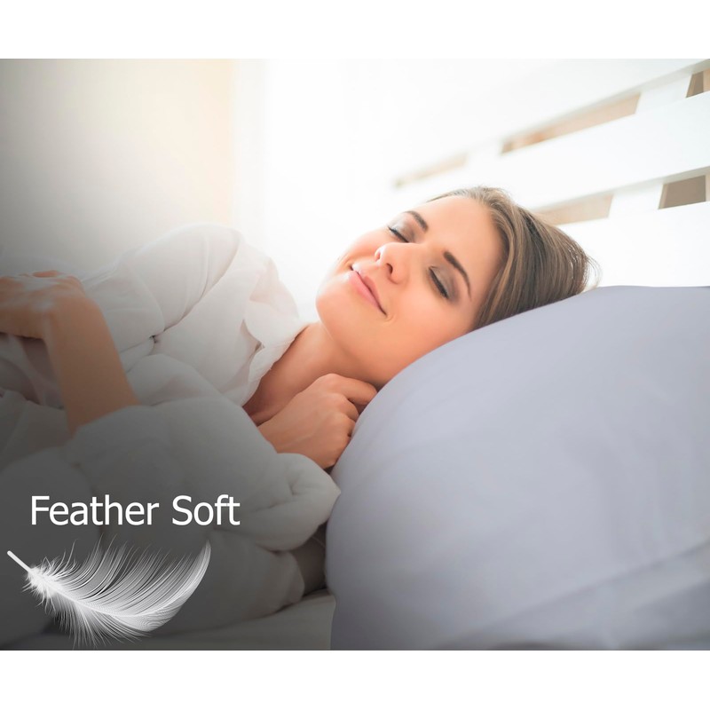 MistyMorning Pillow Cases 2 Pack Soft & Premium Quality Bedding