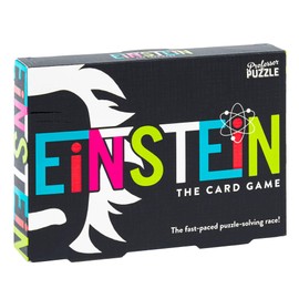 Professor PUZZLE Einstein Card Game | Fast-Paced Puzzle-Solving Game for Families & Adults | Fun Visual, Number & Word Challenges | Party Game & Travel Game for Game Nights
