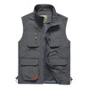 Flygo Men's Lightweight Outdoor Travel Work Fishing Vest with Multi-Pockets