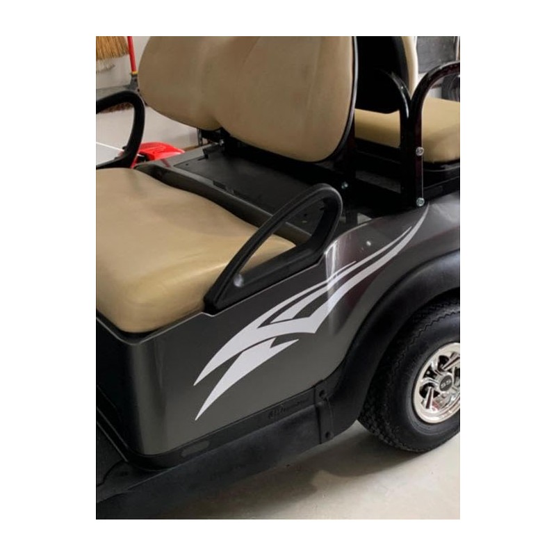 Golf Cart Decals Accessories ONE Color Go Cart Stickers GCA1210