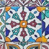 Casa Moro HBF8410 Oriental Tiles, Colourful Mix, 10 x 10