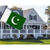Large Pakistan Flag,3x5 FT Pakistani 75D Outdoor Banner,Pakistanis Decor for