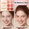 5 En 1 Paleta Sombras, Gloss, Iluminador, Rubor Y Contorno