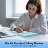 Blue Loose Leaf Paper 100 Sheets 8" x 10.5" Filler