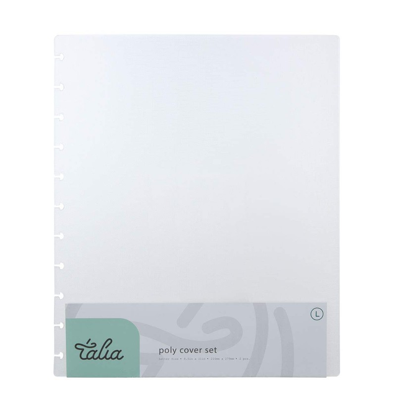 Talia Discbound Notebook - Cover and Disc Set (Clear 5pk