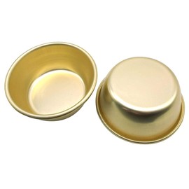 Paquete de 2 cuencos de vino tradicionales coreanos (sin asa), tazón de vino coreano, plato de sopa de senderismo, fiestas de barbacoa, camping y todas las ocasiones, aluminio, amarillo (4.7 pulgadas)