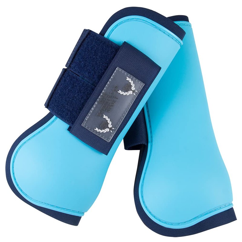 PFIFF 101410 Gamaschen, Kunststoff Soft-Innenfutter, Hellblau-Dunkelblau Pony