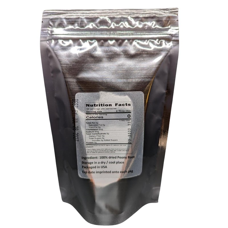 Peony Root - Radix Paeoniae Alba Slice from 100% Nature